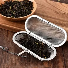 Reusable Stainless Steel Tea Strainer Seasoning Ball Mesh Herbal Ball Tea Spice Strainer Soup Bag Filter Tea Making Artifact