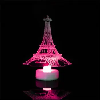

New Glowing Colorful Acrylic Small Christmas Tree Decoration Led Decorative Light Party Supplies Christmas Night Light