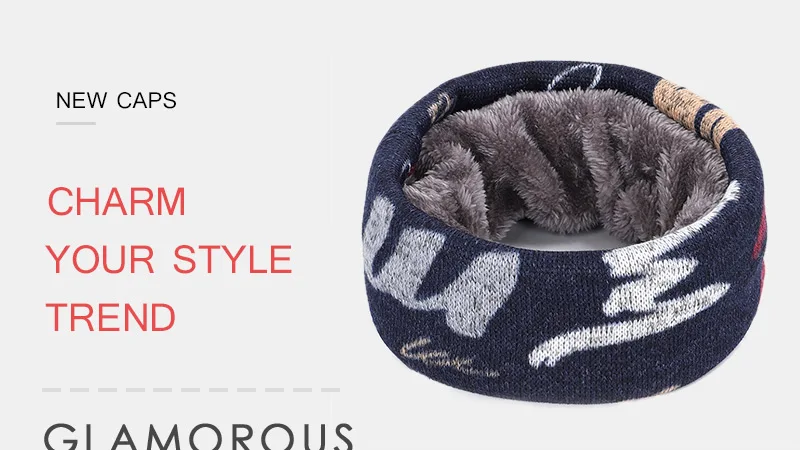 2019 New Fashion Winter Ring Scarf Women Men Thick Lining Plus Velvet Knit Scarves Neck Warmer Slouchy Soft Comfortable Cotton wool scarf mens