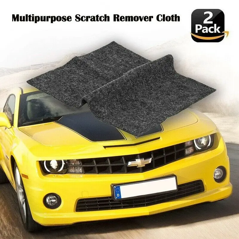 

2pack Car Scratch Polish Magic Cloth Light Paint Remover Scuffs Surface Repair