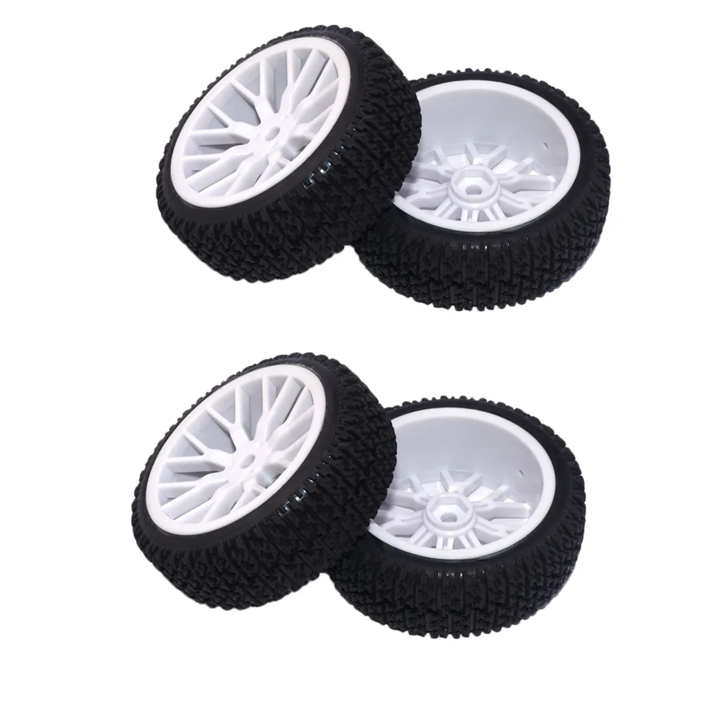 4pcs 1/16 Rally Tire Car Tires Buggy Tyre Pull Rally Wheel for RC HPI HSP  Savage ZDRacing LRP Wltoy