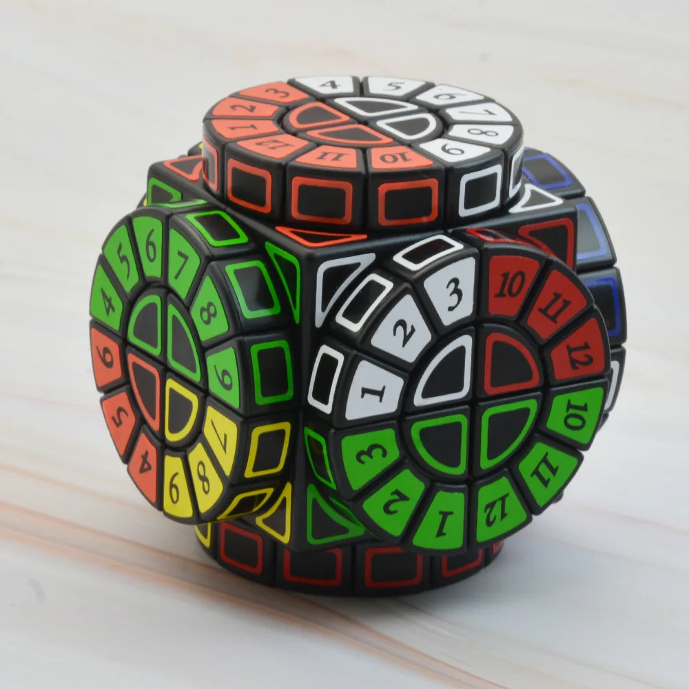 US $85.00 Official Time Machine Magic Cube Black Stickers 2x2 Time Machine Digital Cubo Magico Creative Puzzle Kids Toys With Numbers