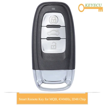 

KEYECU Smart Remote Car Key for Audi MQB A1 A3 Q3L A2L With Access And Handsfree Starting, Fob 3 Button - 434MHz - ID48 Chip