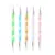5pcs Nail Art Dotting Pens Nail 2 Ways Drill Point Nail Tools Dot Marbleizing Painting Drawing Polish