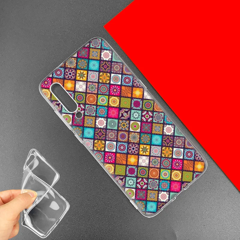 Чехол с цветами и мандалой для Xiaomi Redmi Note 8T 8 7 9S K20 K30 Pro 7A Mi CC9 10 9T 9 A3 Lite F2 X2 чехол
