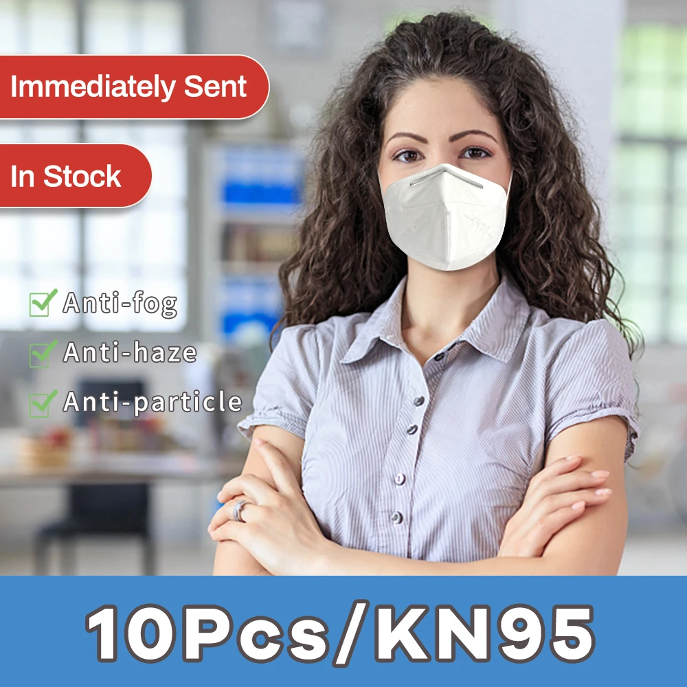 N95 маска 5/10 шт/комплект в наличии! 5 слоев одноразовые маски KN95 пыленепроницаемый анти-туман KF94 FFP2 маска набор N95 маска 5/10 шт/комплект в наличии! 5 слоев одноразовые маски KN95 пыленепроницаемый анти-туман KF94 FFP2 маска набор