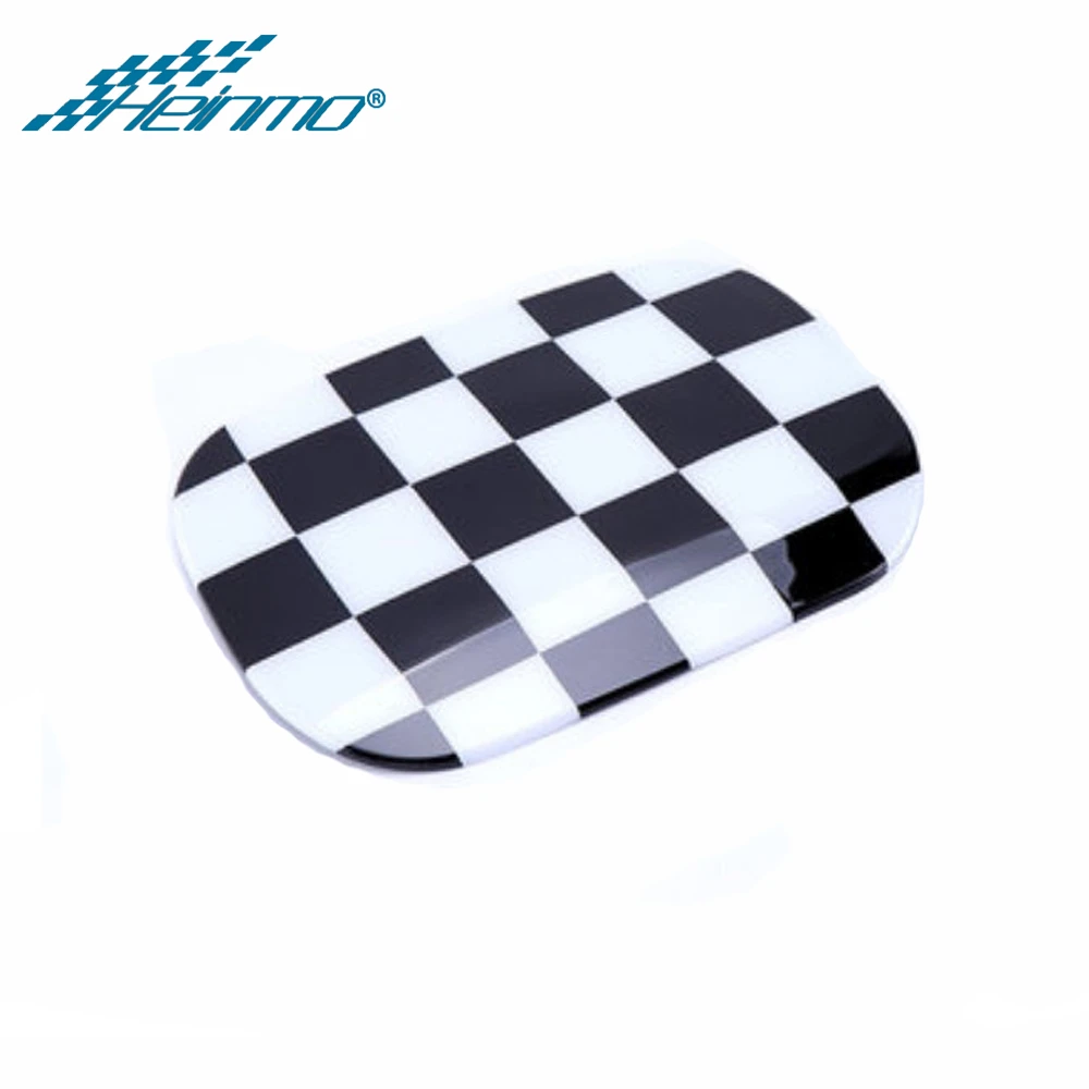 Checker For MINI Cooper Accessories Car Gas Fuel Tank Cover Housing Sticker Decal for MINI Cooper F60 for MINI F60 Petrol Cap Stickers - Название цвета: Checker
