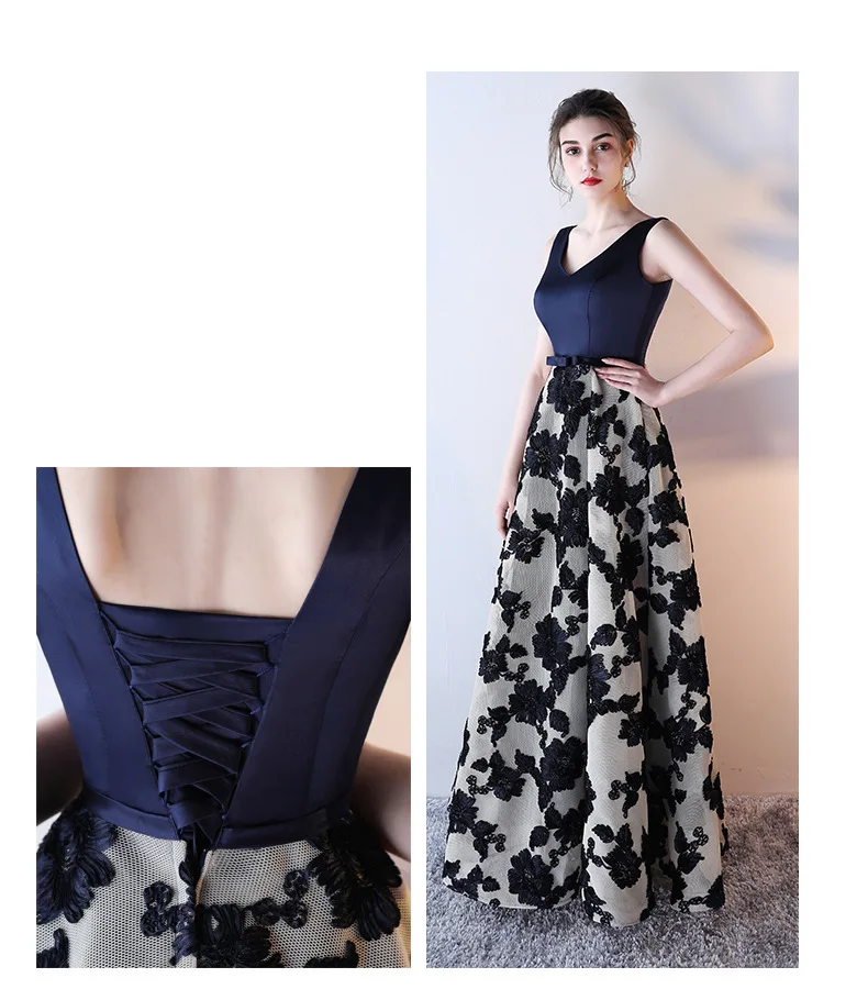 Evening Gown New Style Bride Marriage Dress for Toast Host Banquet Dress Long Bridesmaid Dress Slim Fit Slimming