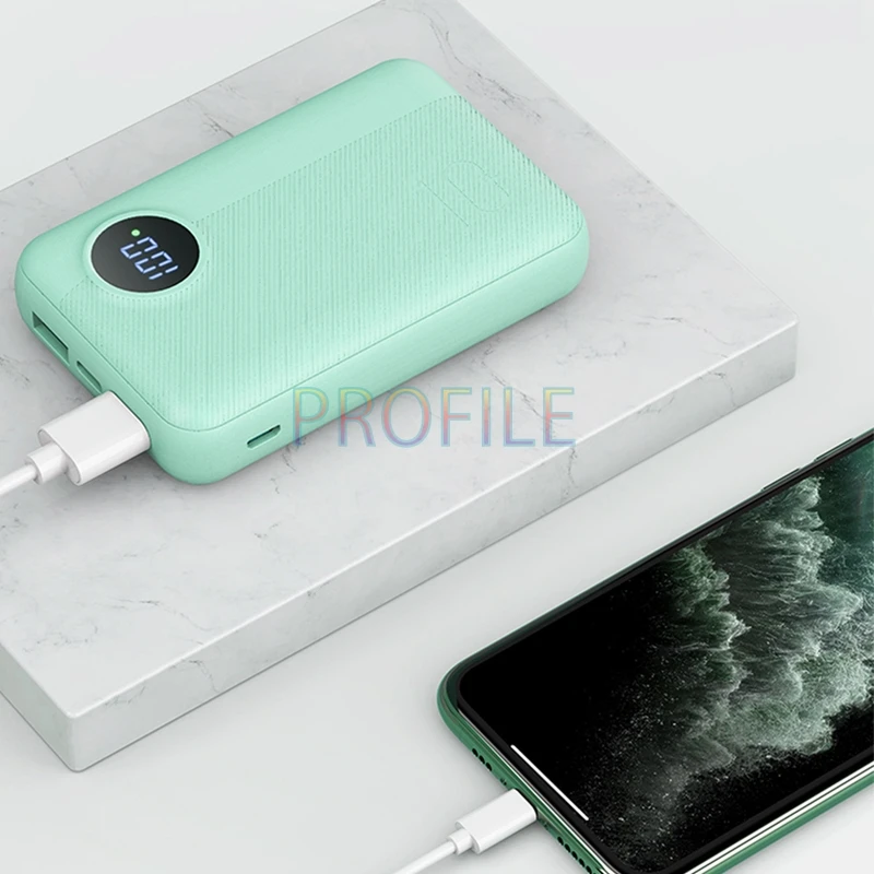 Внешний аккумулятор ROCK P75V539 10000 мАч USB для iPhone Xiaomi Huawei | Мобильные телефоны и