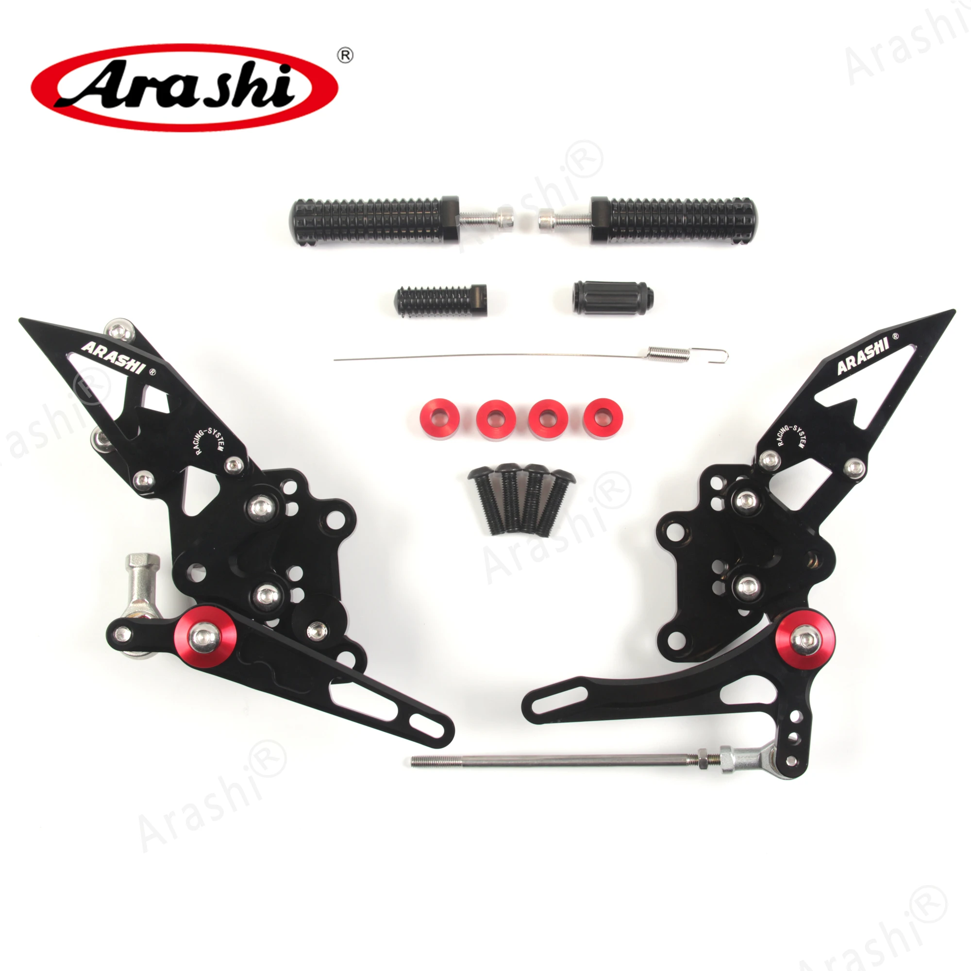Arashi EX300 EX300A 2013- Rearset регулируемая подножка для KAWASAKI EX 300 подножки задние EX300 SE ABS 13