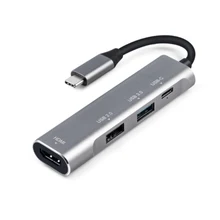 4 в 1 станция для samsung S8 S9 S10 Plus Note 8 9 dex USB кабель C к HDMI адаптер для huawei Companion 20 P20 Pro