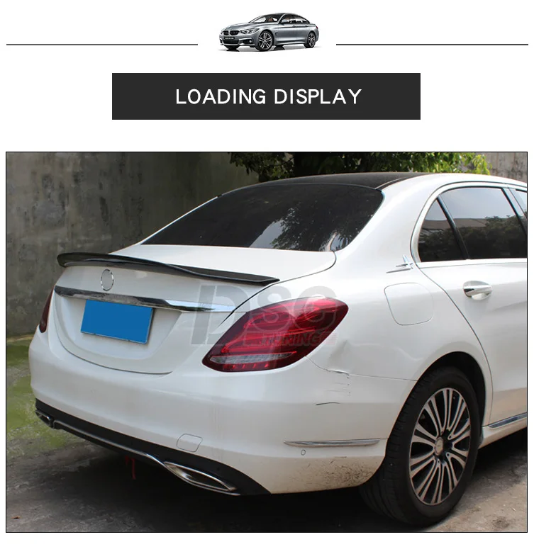 Для Mercedes S class W222 PSM дизайн задний багажник Спойлеры из углеродного волокна S300 S350 S400 S500 S550 S63-настоящее время
