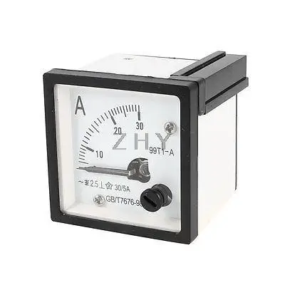 

AC 0-30A Measuring Range Panel Mounting Ammeter Ampere Meter 99T1 48mm x 48mm