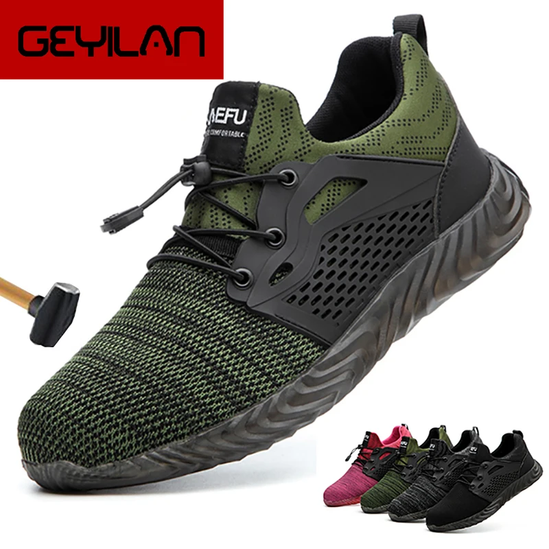 

Rubber Flyknit Breathable Lighted Hard-Wearing Lace-Up Stretch Fabric Winter Summer Loafers