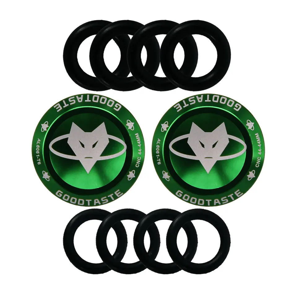 2Pcs Mountain bike handlebar end plugs aluminum alloy lock Bicycle accessories