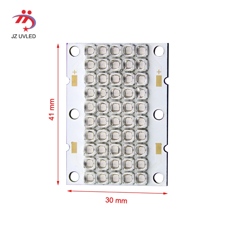 УФ светодиодный бесшовные сплайсинга модуль для УФ планшетный принтер УФ-клей сушка светочувствительная Смола отверждения УФ светодиодный светильник 41*30 мм