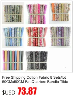 Booksew 5x50 см желе ролл полоски из хлопка с принтом цветов 6-9 шт./лот Telas DIY Лоскутная Ткань Лоскутное шитье материал