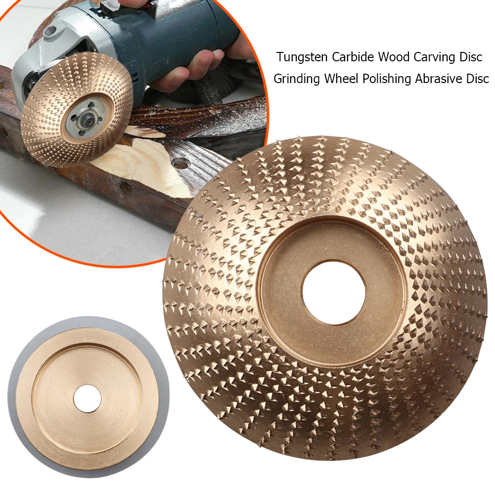 Disque Bois Meuleuse, Disque de sculpture sur bois en carbure de tungstène  pour meuleuse d'angle 115 mm et 125 mm[O472] - Cdiscount Bricolage