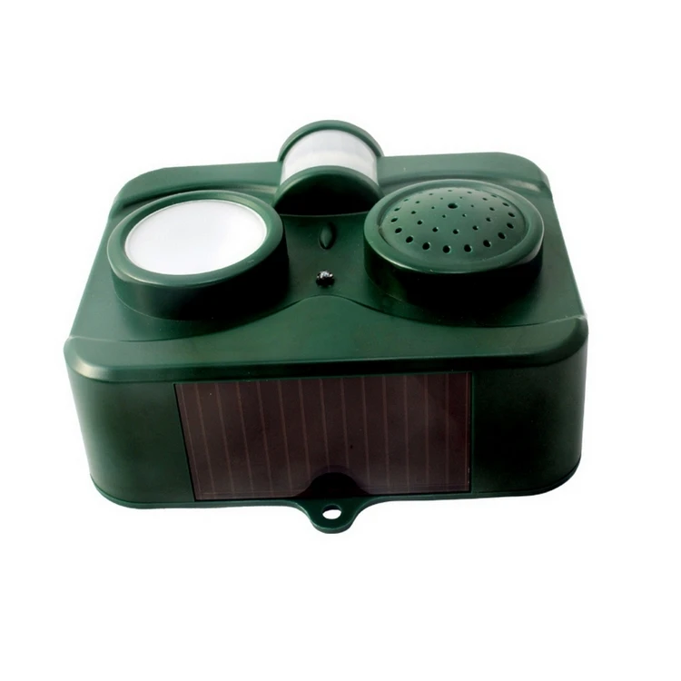 6.5V Solar Power Acousto-Optic Bird Repeller Waterproof Deterrent Pigeon Birds Scarer Pest Repellent Ultrasonic Wave Scare Pest