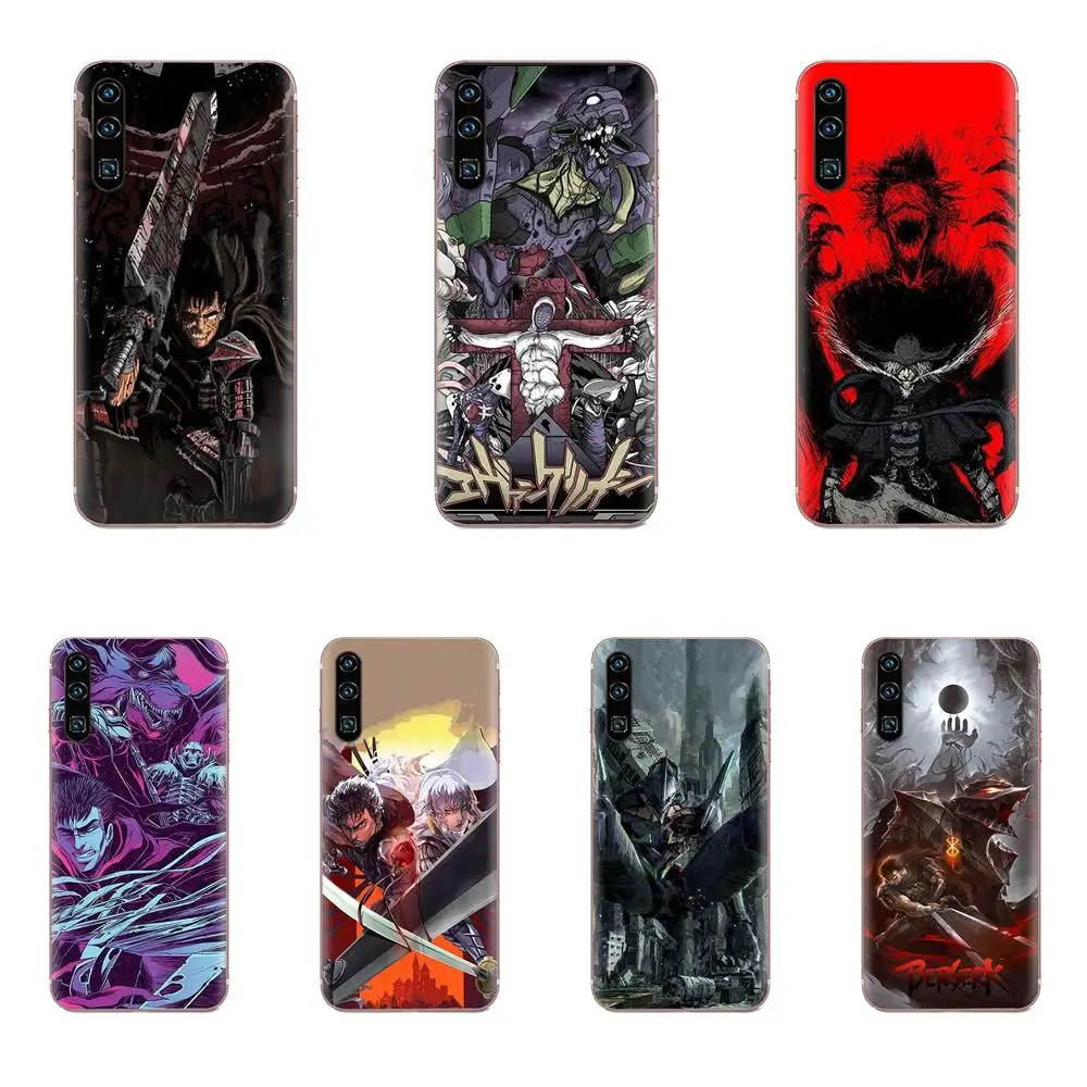 Для Huawei Honor Mate 7 7A 8 9 10 20 V8 V9 V10 V30 P40 G Lite Play Mini Pro P Smart TPU топ продаж Berserk Guts Anime |