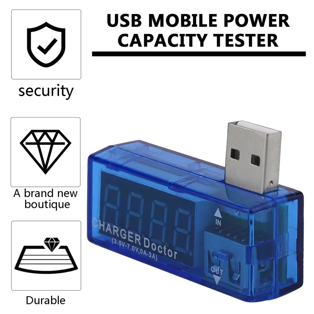 3,5 V-7,0 V Вольтметр Амперметр USB мобильного Питание Ёмкость тестер Питание Ёмкость обнаружения Лидер продаж