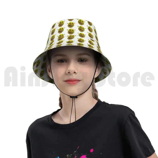 Little Shrek Meme Sun Hat Foldable Uv 