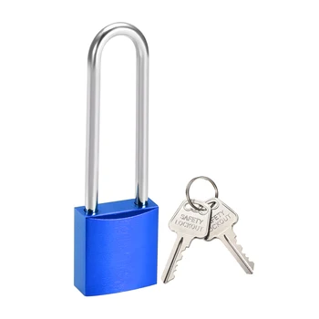 

uxcell 3 Inch Shackle Key Alike Safety Padlock Aluminum Alloy Lock Blue