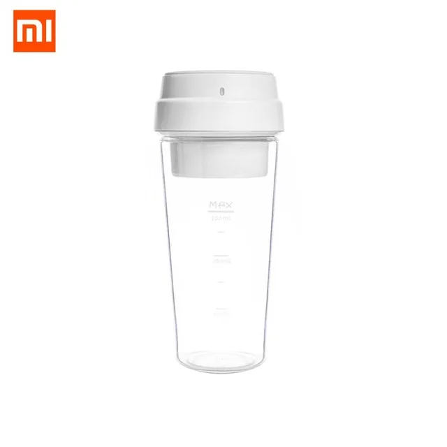 White XIAOMI MIJIA 17PIN Stra фруктовая чашка маленький переносной блендер соковыжималка миксер, Кухонный комбайн 400 мл Магнитная Зарядка 30 секунд быстрого - Цвет: White