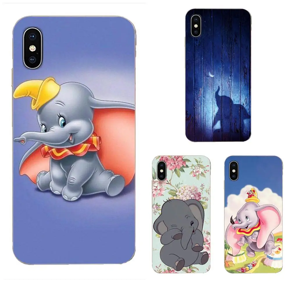 Soft TPU Fashion Dumbo Cute Elephant For Xiaomi Mi CC9 CC9E 9T mi10 mi9 mi8 note 9 10 pro lite SE A1 A2 A3 | Мобильные телефоны и
