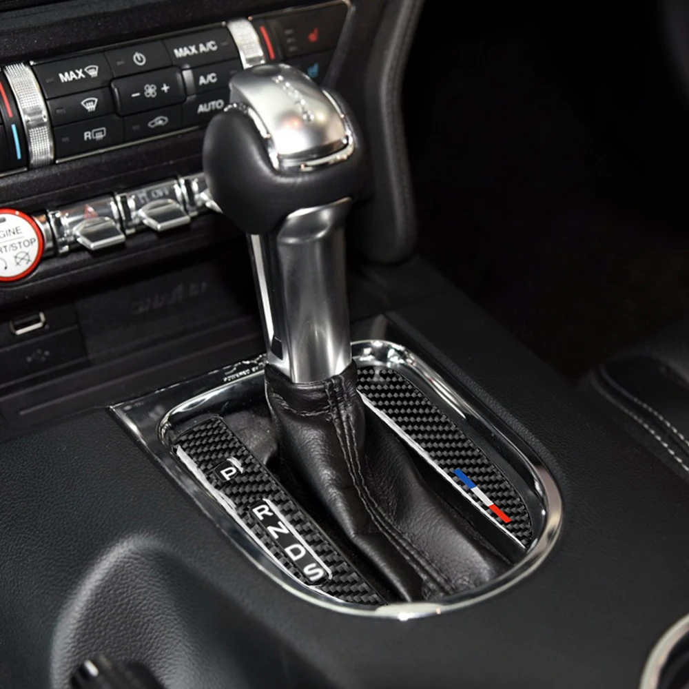 

Replacement Shift Panel Frame Decoration Stickers Black Interior Anti-fading