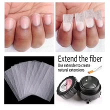 10 шт Быстрое расширение комплект инструментов для маникюра ногтей расширение стекловолокна волоконная бумага бумага расширение