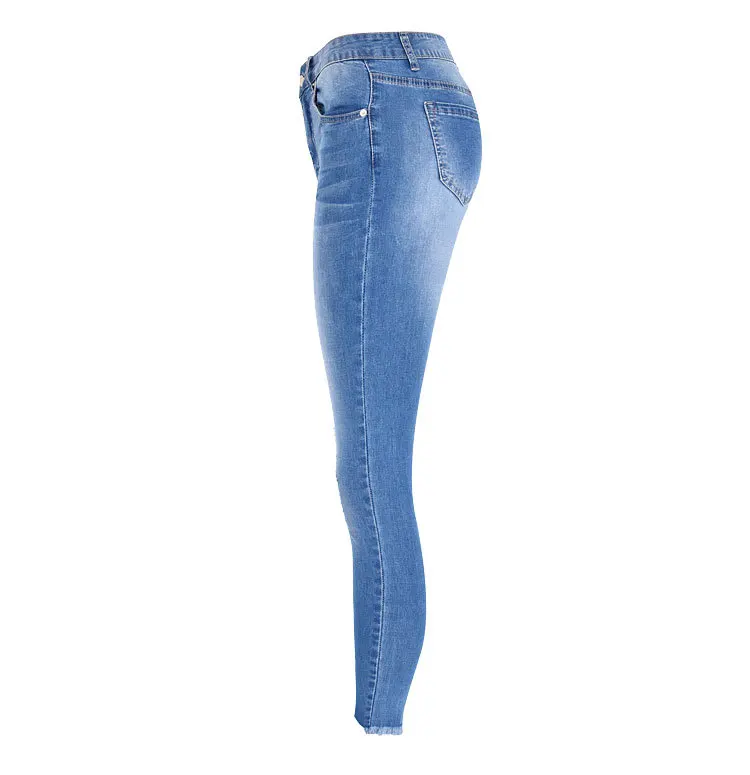 Новинка! cyalaa, модные женские обтягивающие джинсы, высокая талия, Стрейчевые джинсы, узкие джинсы, женские повседневные джинсы