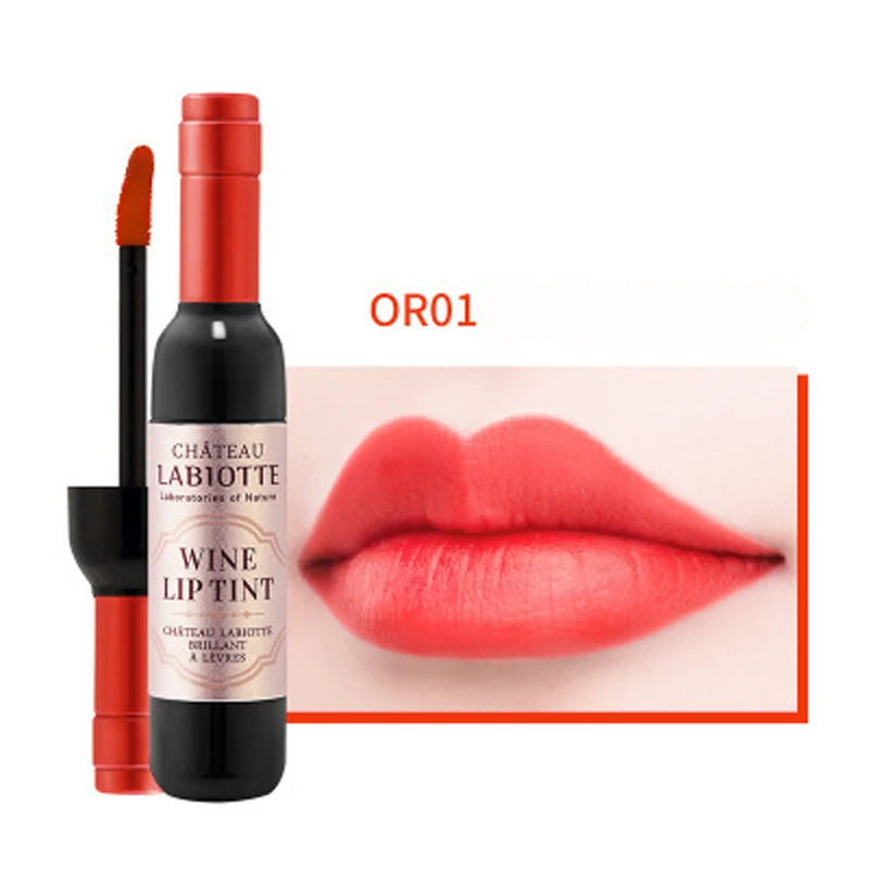LABIOTTE Chateau Labiotte Wine Lip Tint 7g Nude Lip Gloss Waterproof Liquid Matte Lipstick Long Lasting Tint Korea Cosmetics