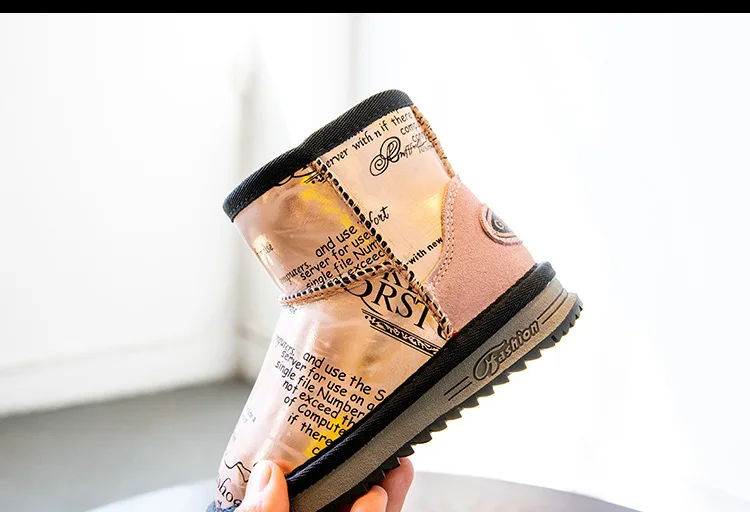 CCTWINS/детская обувь; коллекция года; модные зимние ботинки для детей; короткие ботинки для маленьких девочек; брендовая теплая обувь для мальчиков; для малышей; SNB147