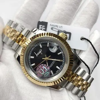 

Luxury brand watch men 36mm DATE JUST automatic mechanical AAA sweeping stainless steel watches 2813 U1 factory Jubilee 0193