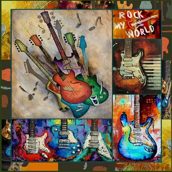 

Guitar Pattern 3D Printing Carpets For Living Room Bedroom Decor Rug Cute Kids Room Play Area Rugs Child/Baby Crawl Floor Mats