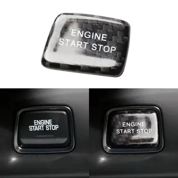 

Car Engine Start Stop Button Carbon Fiber Sticker for Chevrolet Camaro 2016-2019 real carbon fiber car sticker