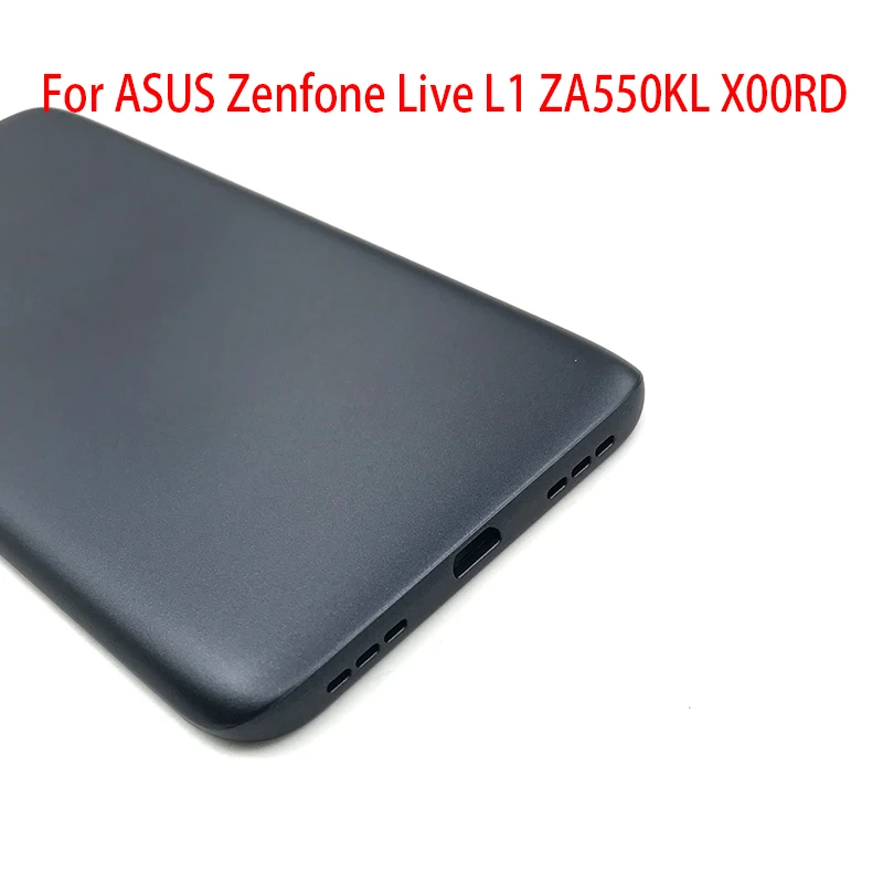 Back Battery Door Rear Housing Cover Case With Power Volume Side Button Key For ASUS Zenfone Live L1 ZA550KL X00RD