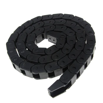 

3D Printer Accessories Cable Chain Semi Enclosed 10x10 15 20mm Wire Transmission Carrier Plastic Drag Towline For CNC Engraving