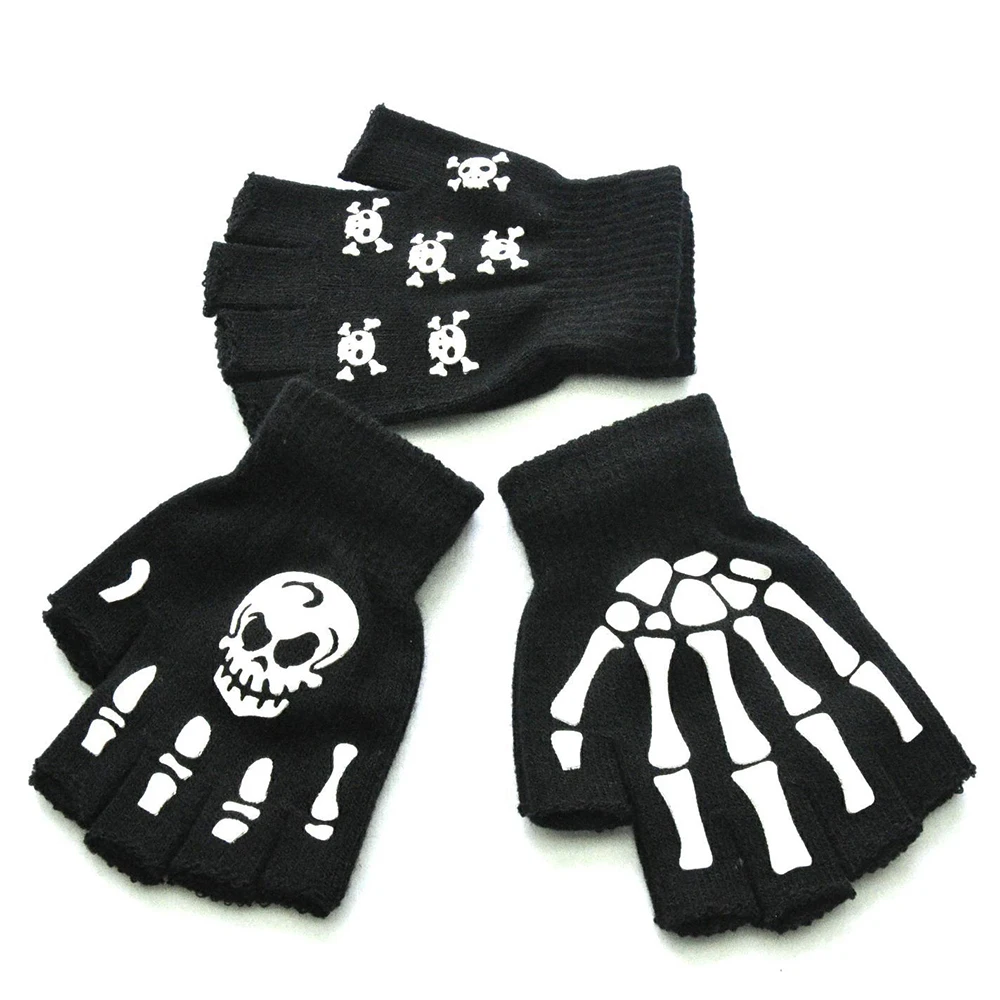 小物 Black eye patch Skelton gloves Amazon.com: OTPEH Skeleton