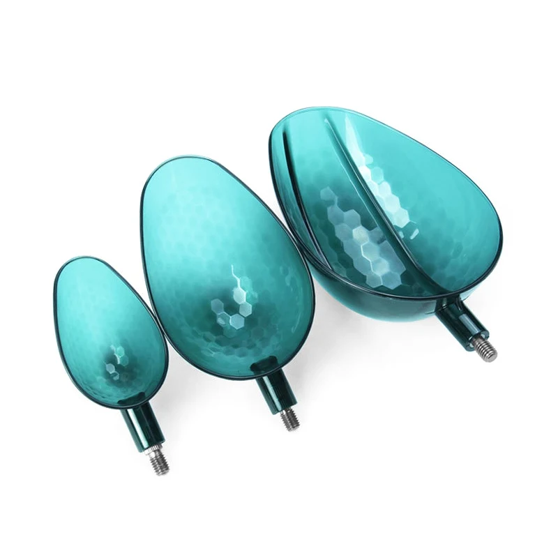 

1pcs Sturdy Plastic Bait Casting Scoop For Feeding Particles Boilies Carp Fishing Feeder Thread Toss Throw Spoon Fishing Gear