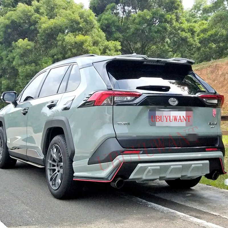 Для Toyota RAV4 спойлер высокого качества ABS Материал автомобиля Resr крыло спойлер по праймер цвет