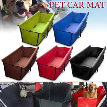 

Audew 125x40x4cm Pet Carriers Dog Car Seat Cover Oxford Waterproof Car Back Seat Cover Hammock Protector for Pet Dog Cat Mat