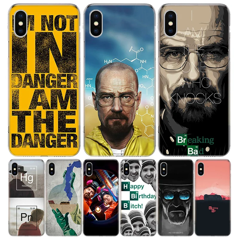 

Heisenberg Breaking Bad Cover Phone Case For iPhone 11 Pro 7 6 X 8 6S Plus XS MAX + XR 5S SE 10 Ten Art TPU Coque Capa Shell
