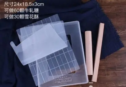 4pc set Антипригарный набор инструментов для резки nougat, многосетчатый набор конфет ручной работы, сделай сам, для выпечки, бытовой резки, pf8311 - Цвет: 4pc set