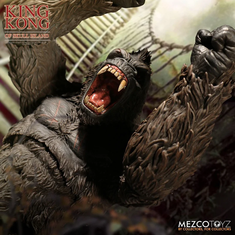 7" High cartoon Anime figure Mezco Toyz King Kong Skull Island Figure Collection Figure Model Display Toy Collection Gift