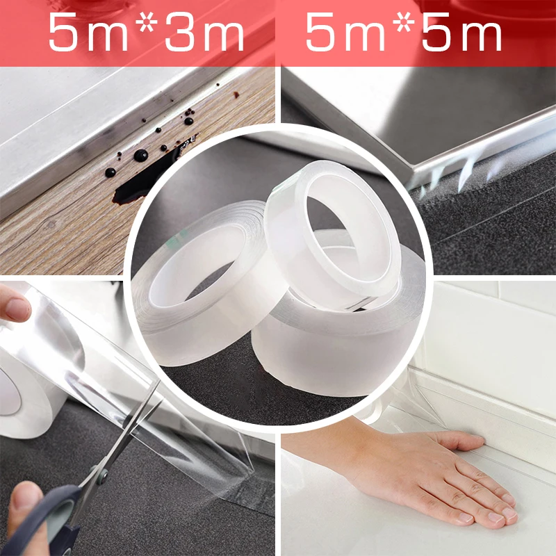 Самоклеящаяся Водонепроницаемая уплотнительная лента для раковины, для кухни, ванной, туалета