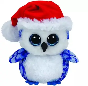 

Christmas Owl Plush Big Eyes Stuffed Animal Doll Toy 14CM
