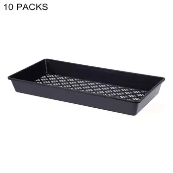 

10PCS Rectangular Seedling Tray Succulent Seedling Tray Seedling Plug Tray With Holes For Planting Seed Starter Kit
