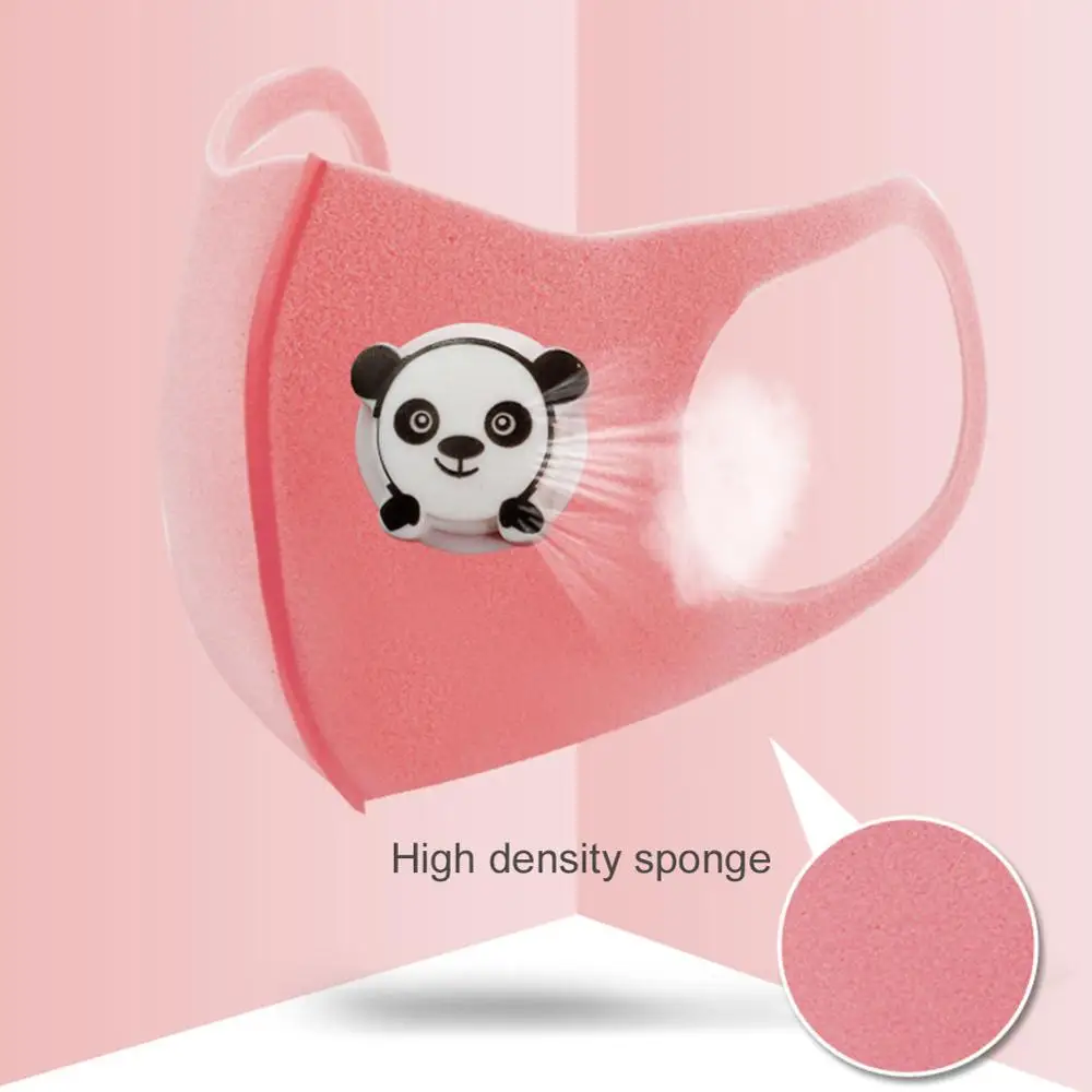 1pc Kids Anti Pollution PM2.5 Mask Breathing Valves Dust Respirator Cartoon Children Washable Reusable Face Masks Mouth Muffle 4